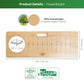 Placa Handstand, stat in maini si balans, WoodPower® PowerBoard, Lemn natural