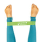 Set de benzi elastice de rezistenta pentru yoga & fitness, marca FeetUp®, din Latex natural, 3 niveluri de dificultate