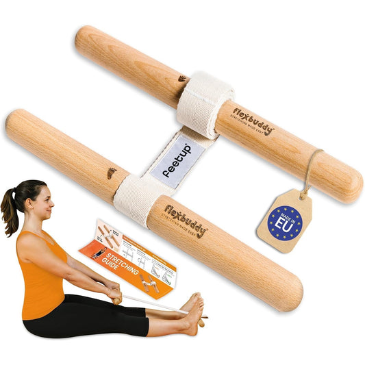 Instrument din lemn pentru stretching si intinderea intregului corp, FlexBuddy® by FeetUp