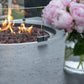Fire Pit / Focar de lux - Masa de terasa sau gradina cu semineu integrat, pe GPL, model Metropolis 2025, beton + lava